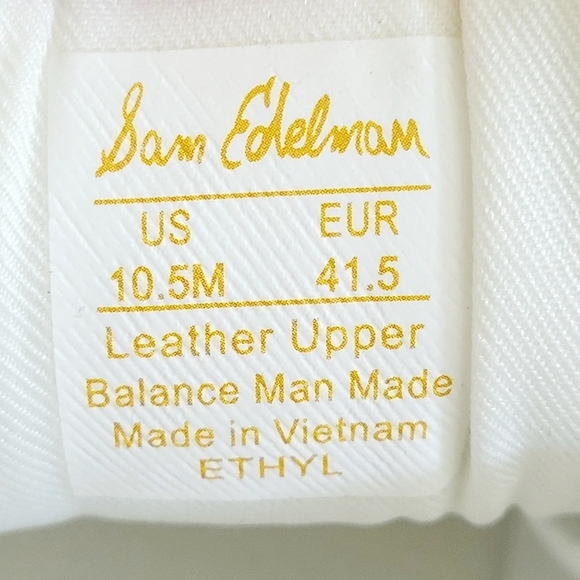 New Sam Edelman Ethyl Sneaker in Bright White,Size 10,5 - Picture 6 of 6